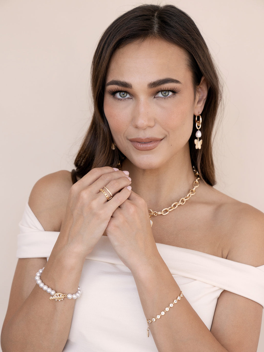 Everyday Crystal Link Bracelet - Dear Lucy