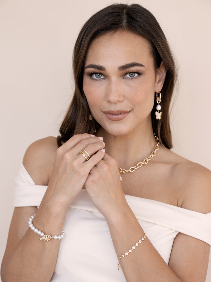 Everyday Crystal Link Bracelet - Dear Lucy
