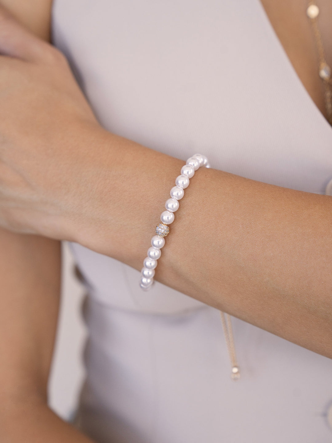 Pearl Adjustable Bracelet - Dear Lucy