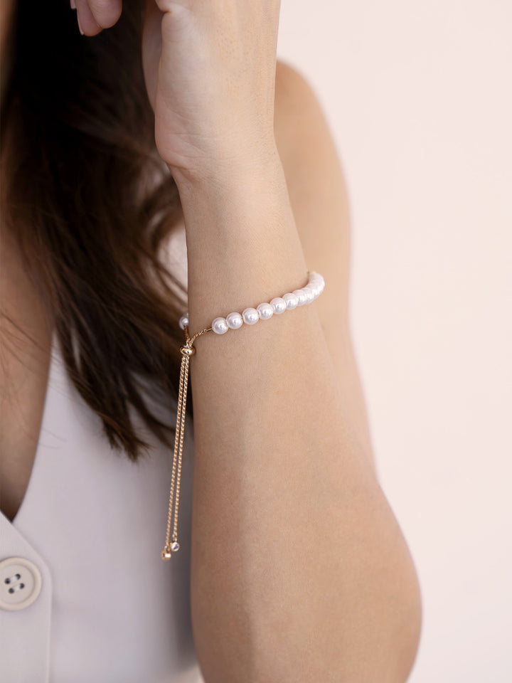 Pearl Adjustable Bracelet - Dear Lucy