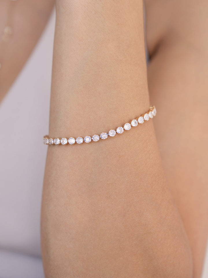Crystal Chain Tennis Bracelet - Dear Lucy