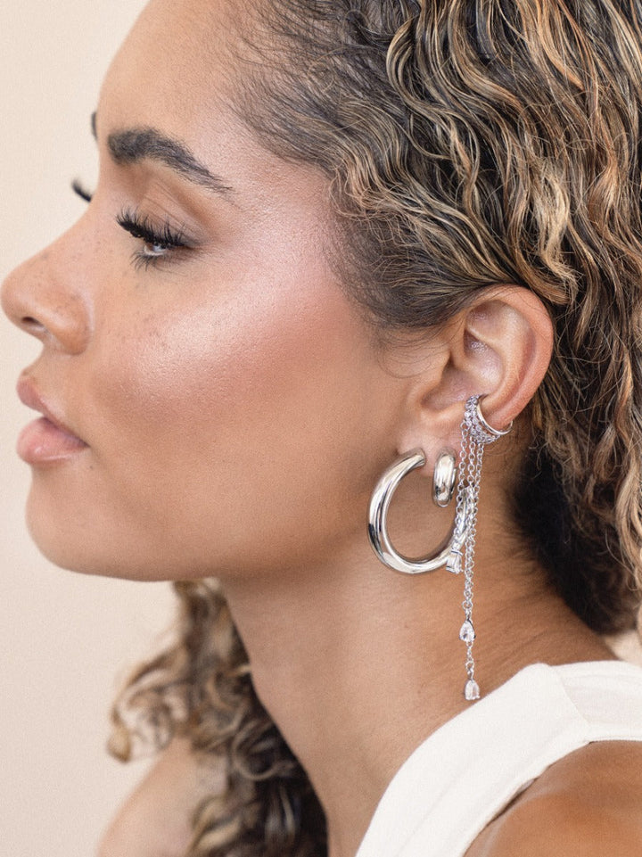 Crystal Waterfall Ear Cuff - Dear Lucy