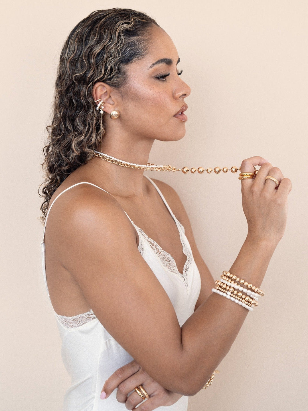 Pearl Drama Ear Cuff Set - Dear Lucy
