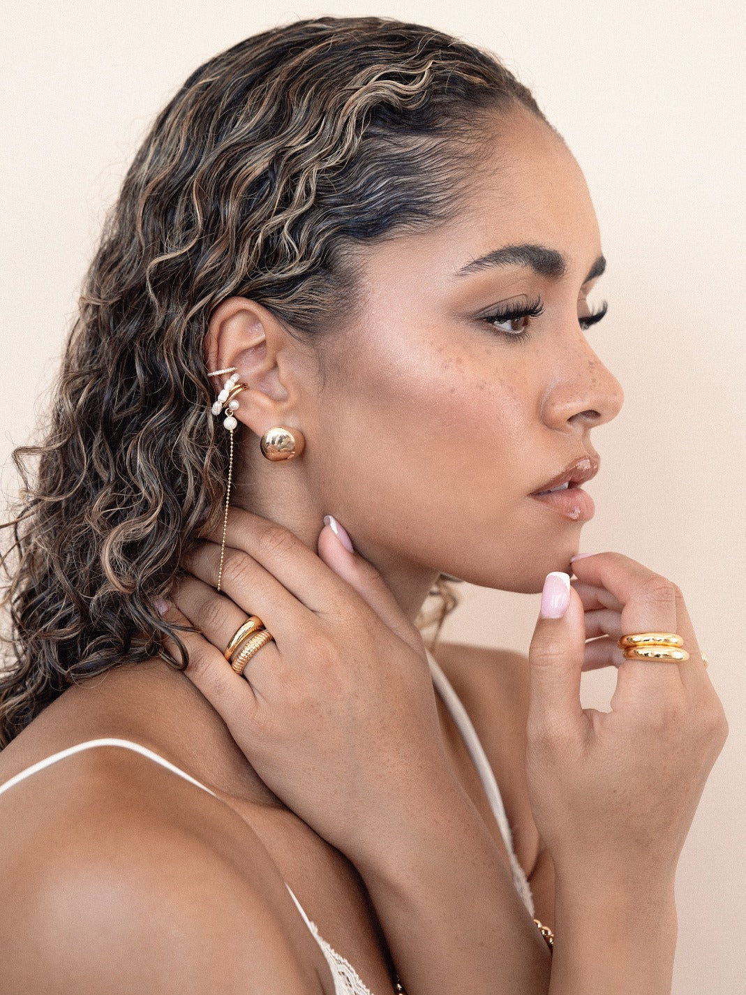 Pearl Drama Ear Cuff Set - Dear Lucy