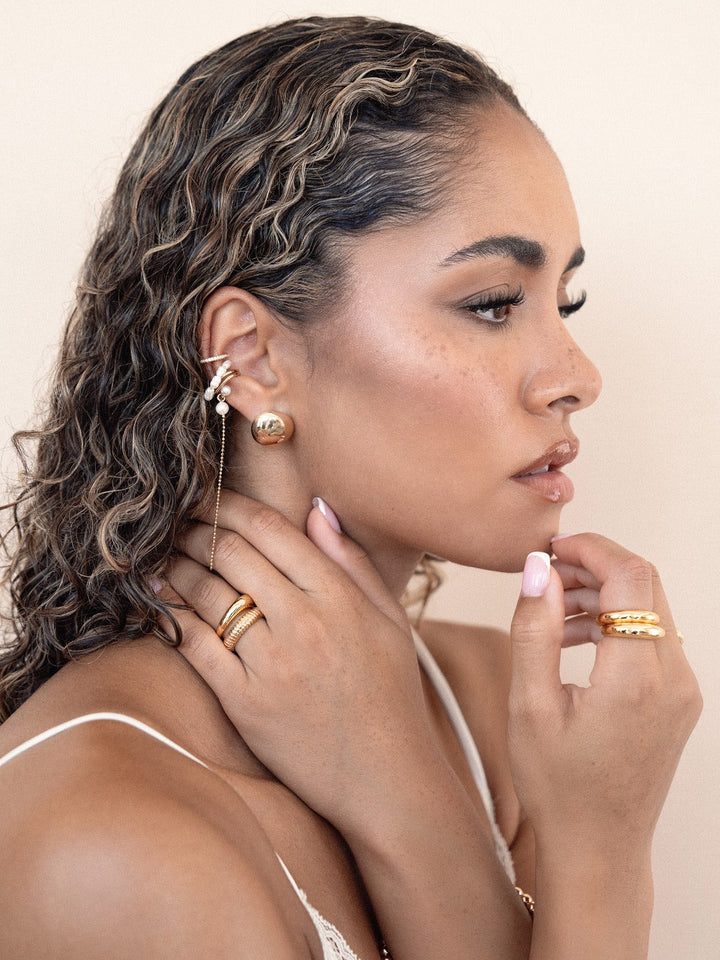 Pearl Drama Ear Cuff Set - Dear Lucy