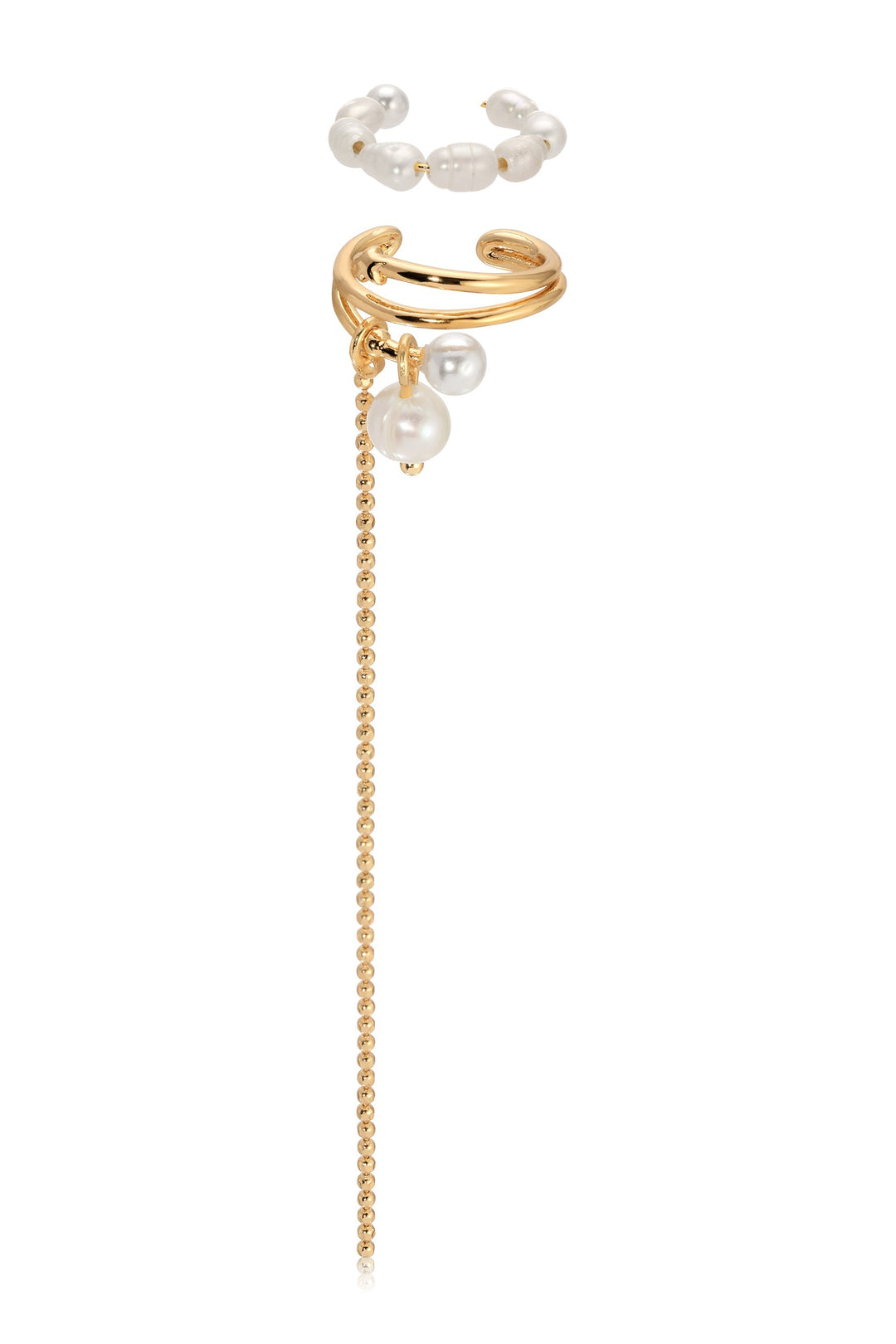 Pearl Drama Ear Cuff Set - Dear Lucy