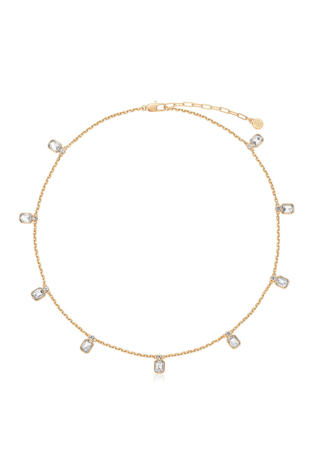 Emerald Deco Charm Necklace - Dear Lucy