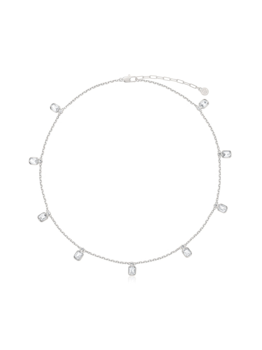 Emerald Deco Charm Necklace - Dear Lucy