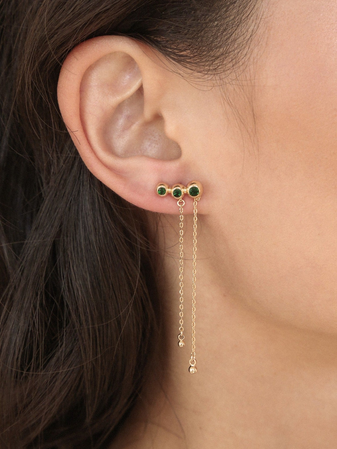 Emerald City Waterfall Earrings - Dear Lucy