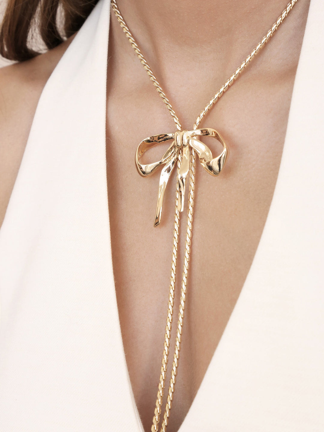Bow Organica Bolo Necklace - Dear Lucy
