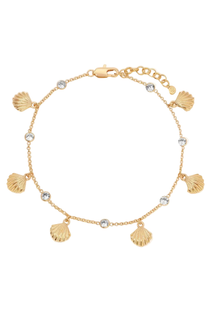 Scallop Shell Charm Anklet - Dear Lucy