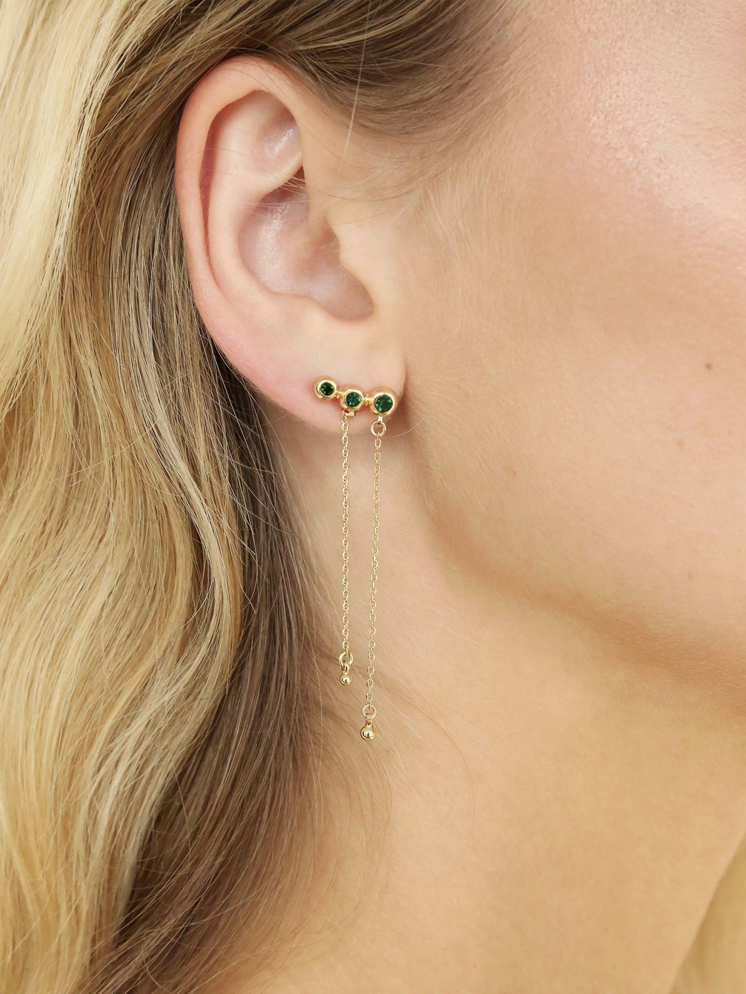 Emerald City Waterfall Earrings - Dear Lucy