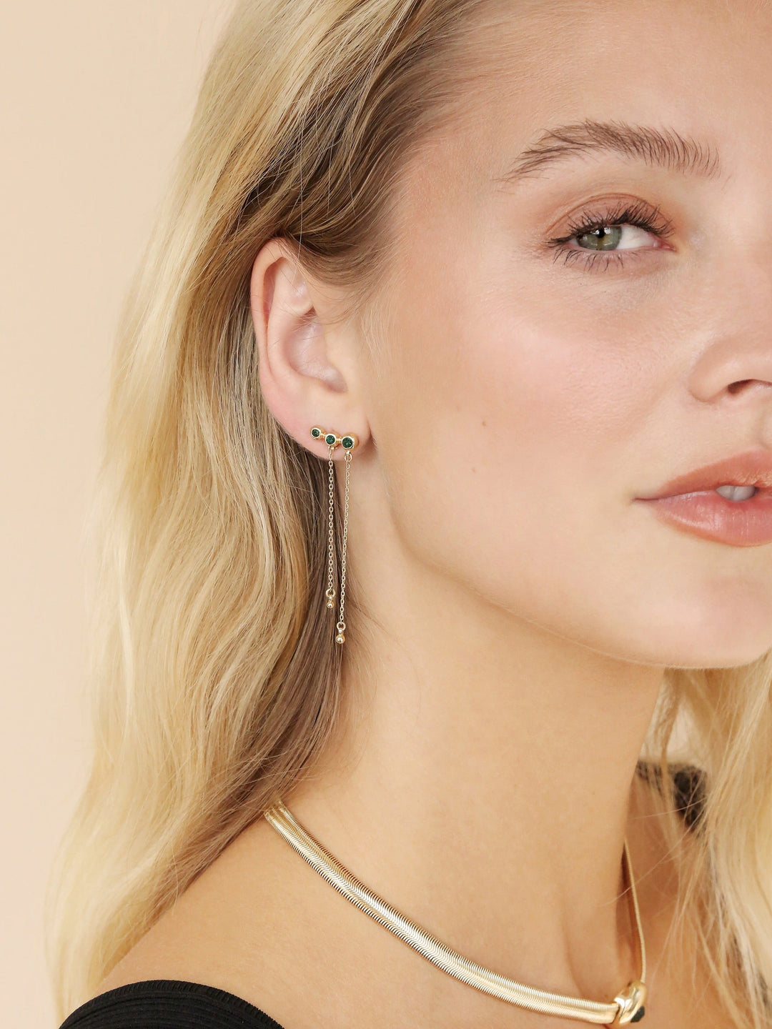 Emerald City Waterfall Earrings - Dear Lucy