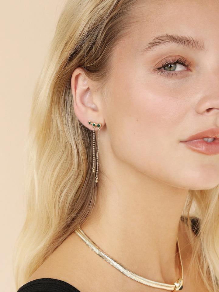 Emerald City Waterfall Earrings - Dear Lucy
