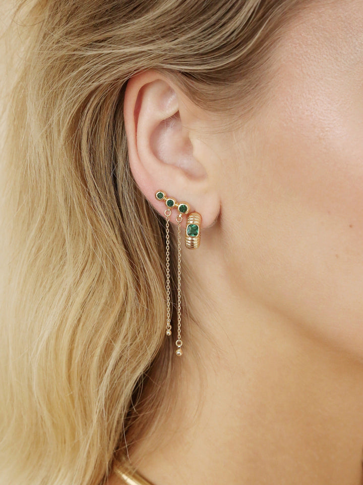 Emerald City Waterfall Earrings - Dear Lucy