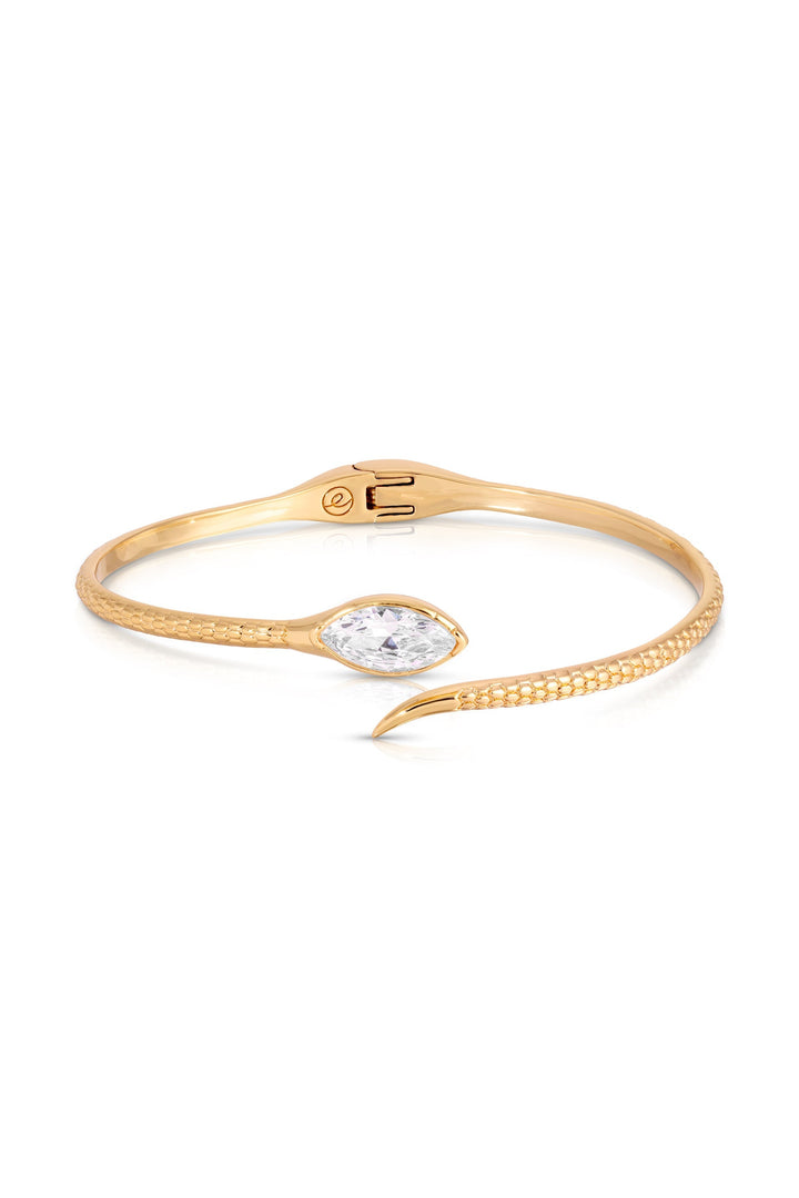 Marquise Snake Cuff Bracelet - Dear Lucy