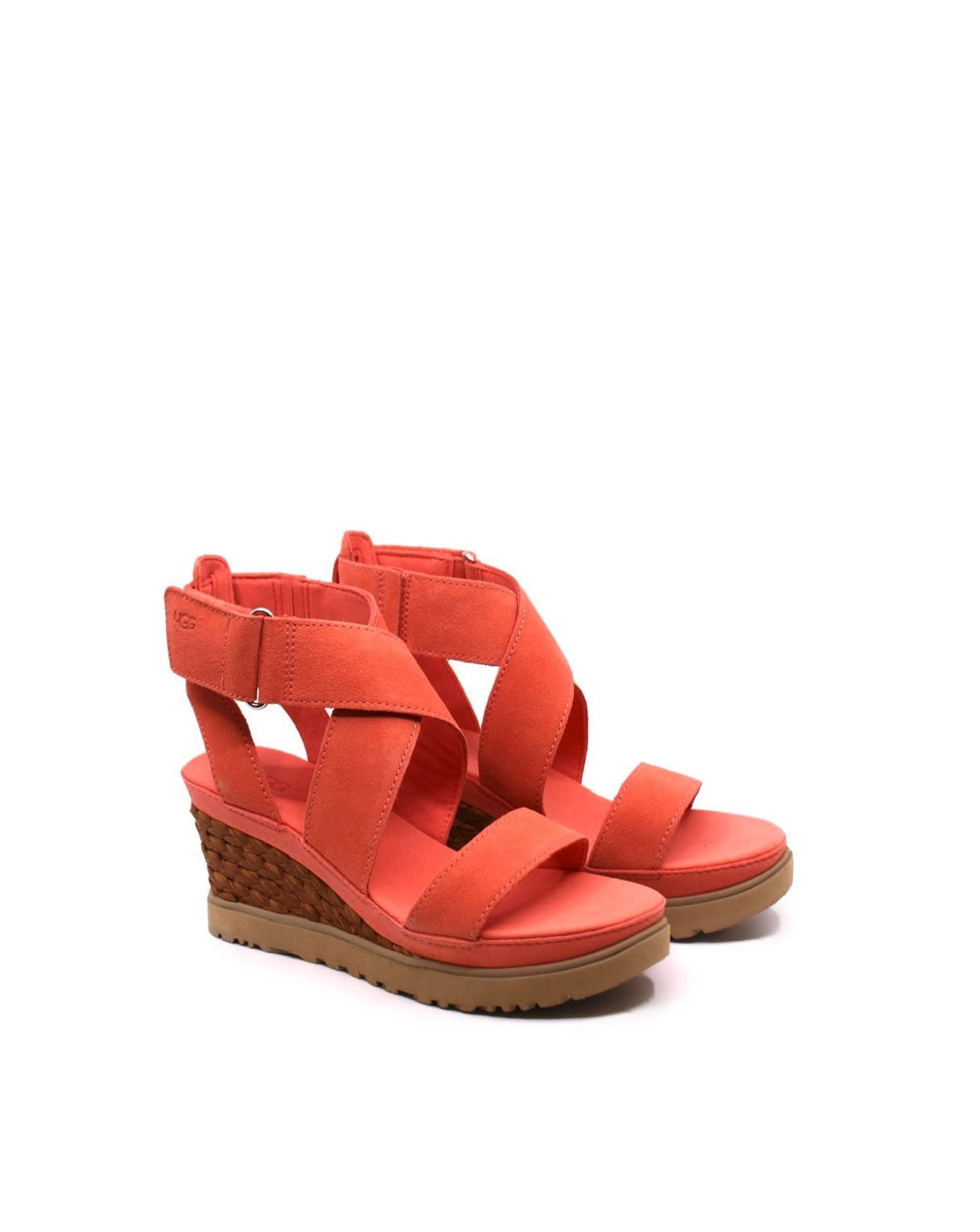 UGG® Ileana Ankle Strap Vibrant Coral - Dear Lucy