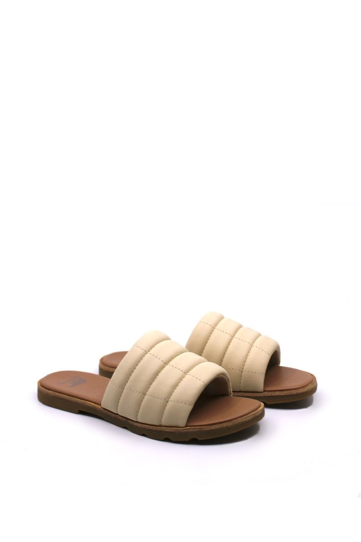 Sorel Ella III Slide Honey White Gum