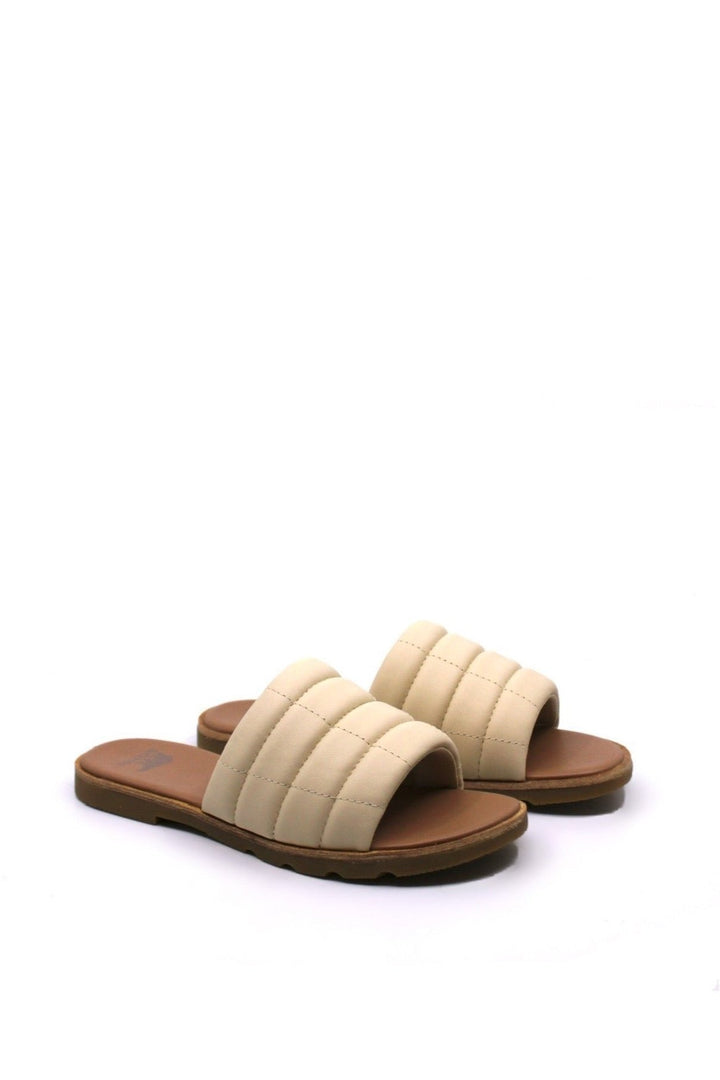 Sorel Ella III Slide Honey White/Gum - Dear Lucy