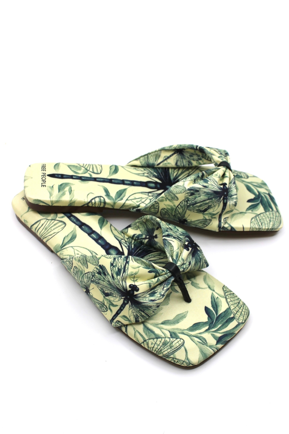 Free People Tia Ruched Printed Sandal Dragonfly Bandana - Dear Lucy