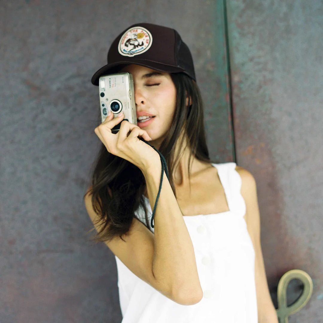 Freya Giddy the F*ck Up Trucker Hat Chocolate - Dear Lucy