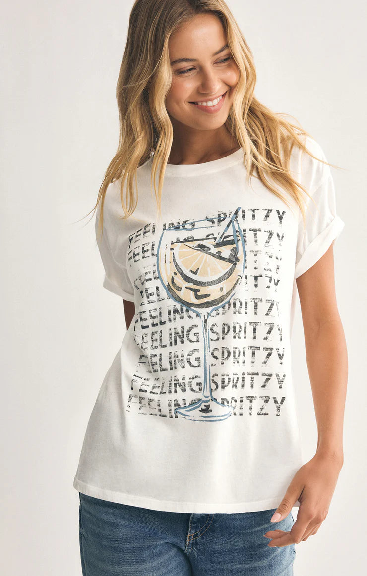 Z Supply Spritzy Boyfriend Tee – Sea Salt