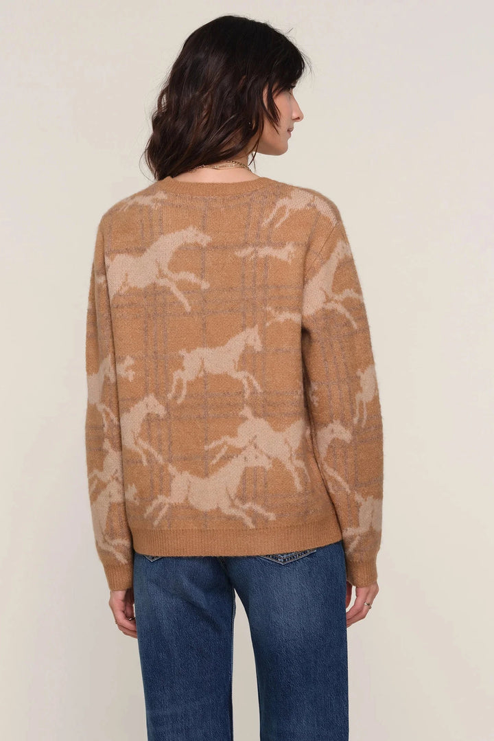 Heartloom Cerise Sweater in Taupe