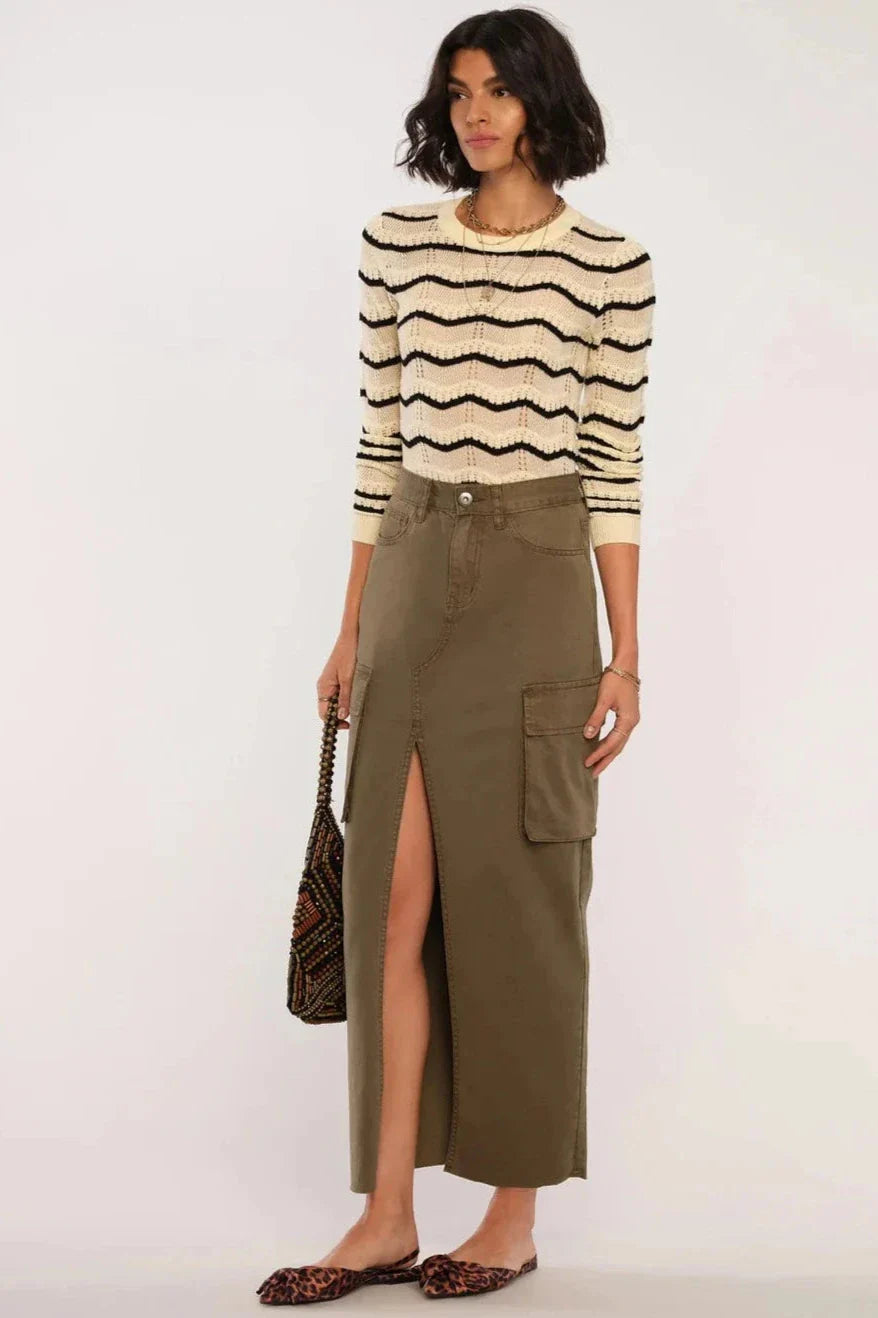 Heartloom Davis Skirt in Army - Whim BTQ