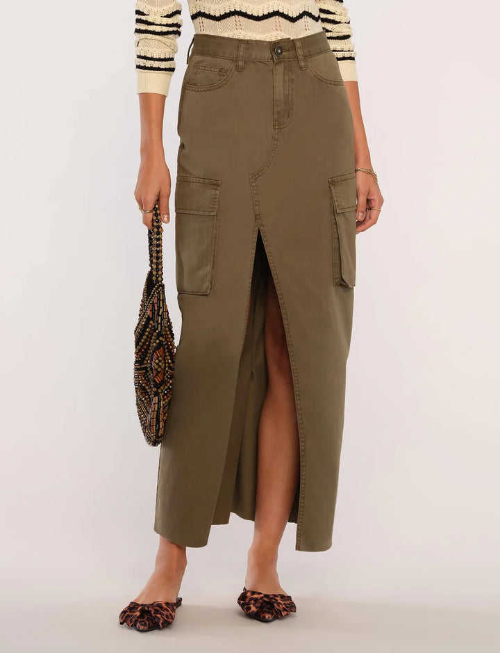 Heartloom Davis Skirt in Army - Whim BTQ