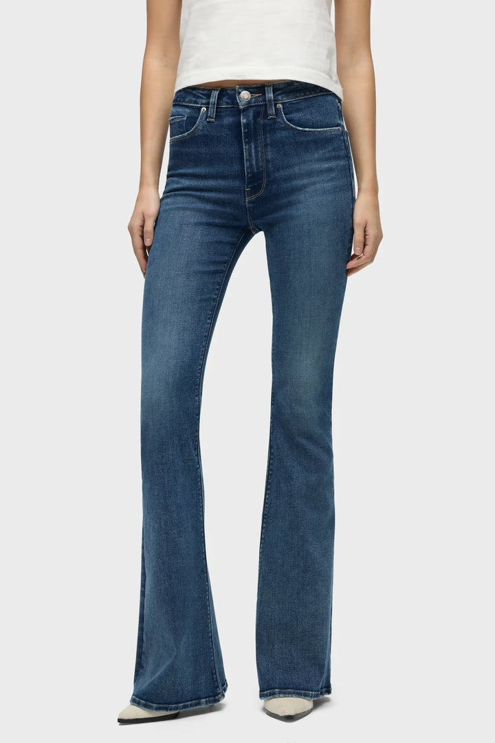 Hudson Holly High-Rise Flare Jean in Harvest - Dear Lucy