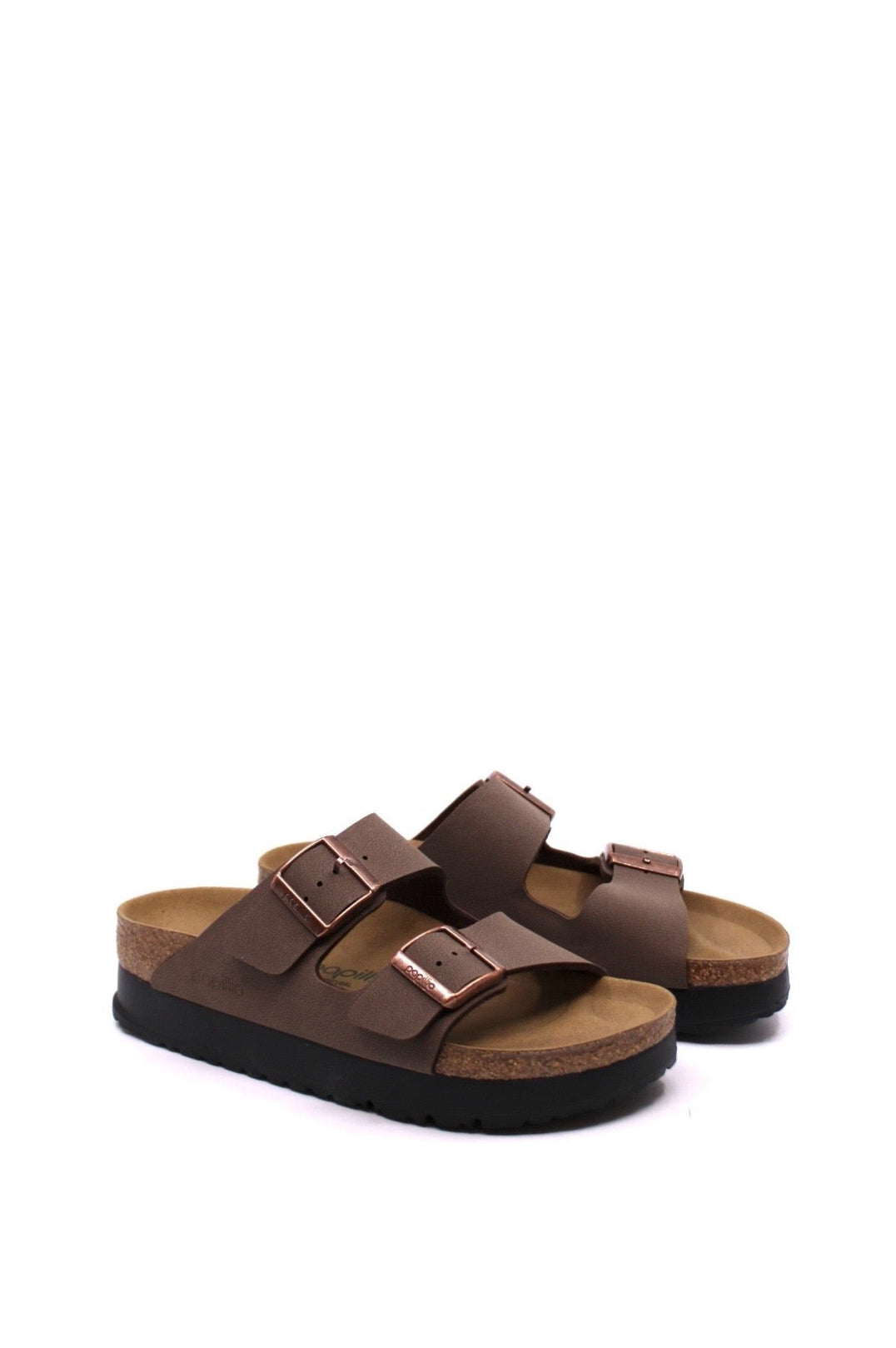 Papillio by Birkenstock Arizona Platform Vegan Mocha Narrow - Dear Lucy