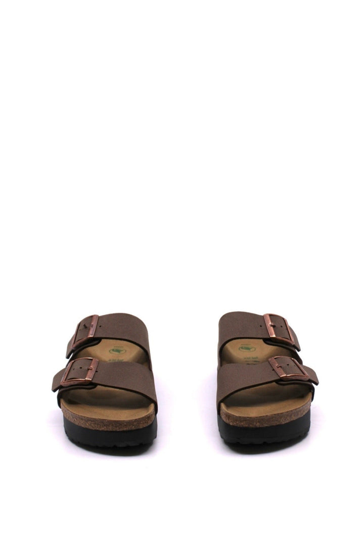 Papillio by Birkenstock Arizona Platform Vegan Mocha Narrow - Dear Lucy