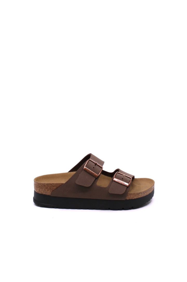 Papillio by Birkenstock Arizona Platform Vegan Mocha Narrow - Dear Lucy