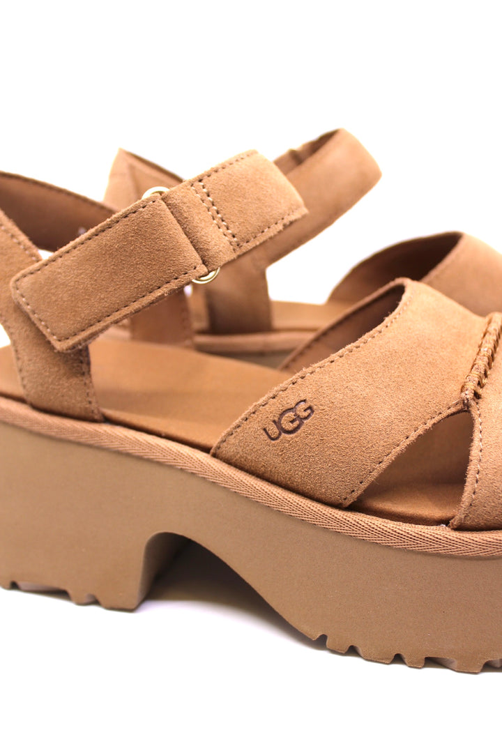 UGG® New Heights Ankle Strap Chestnut