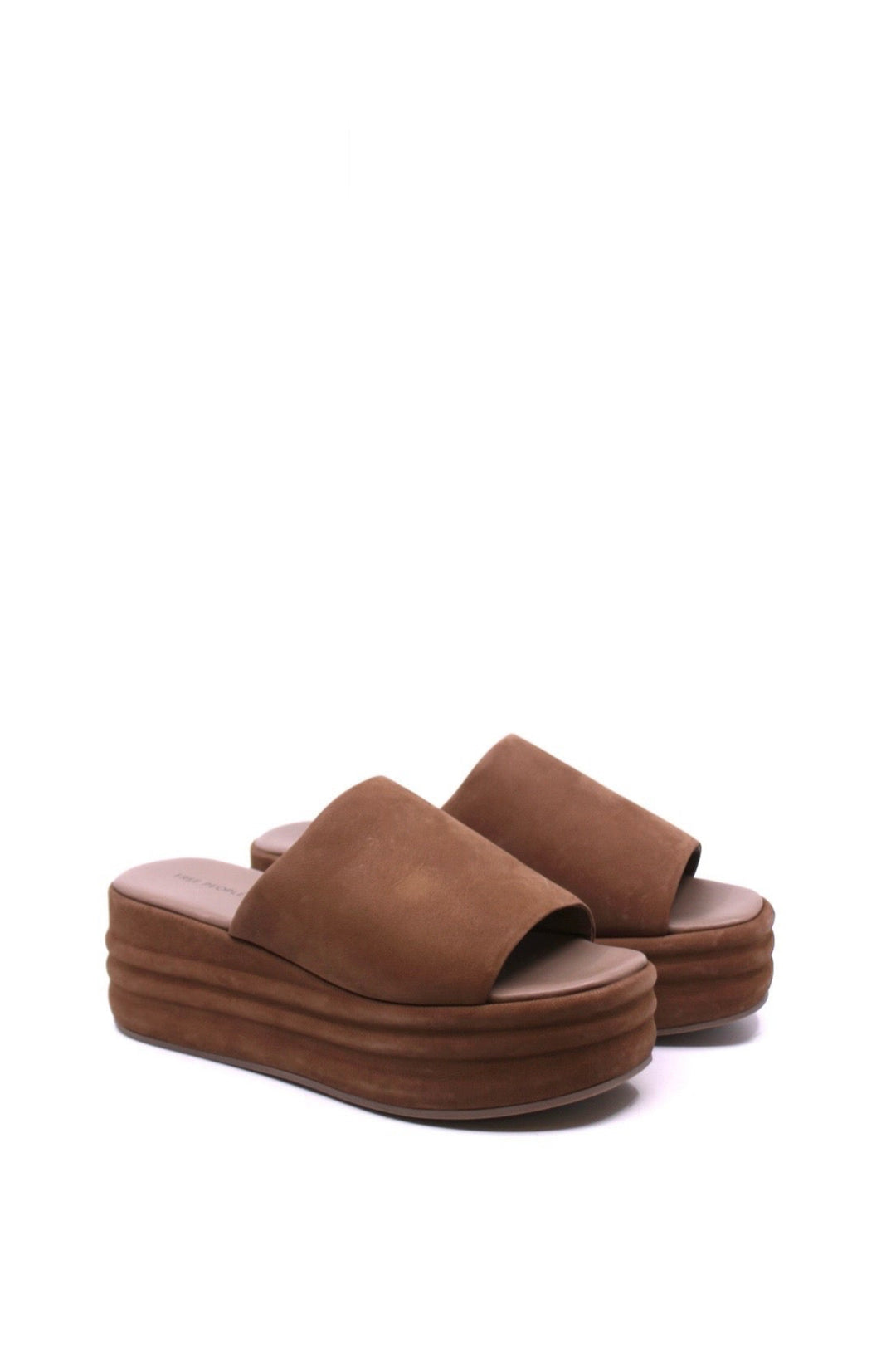 Free People Harbor Flatform Fawn Grey - Dear Lucy