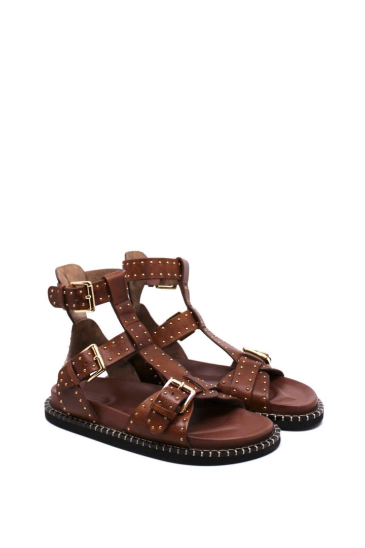 Free People Nova Gladiator Sandal Luggage - Dear Lucy