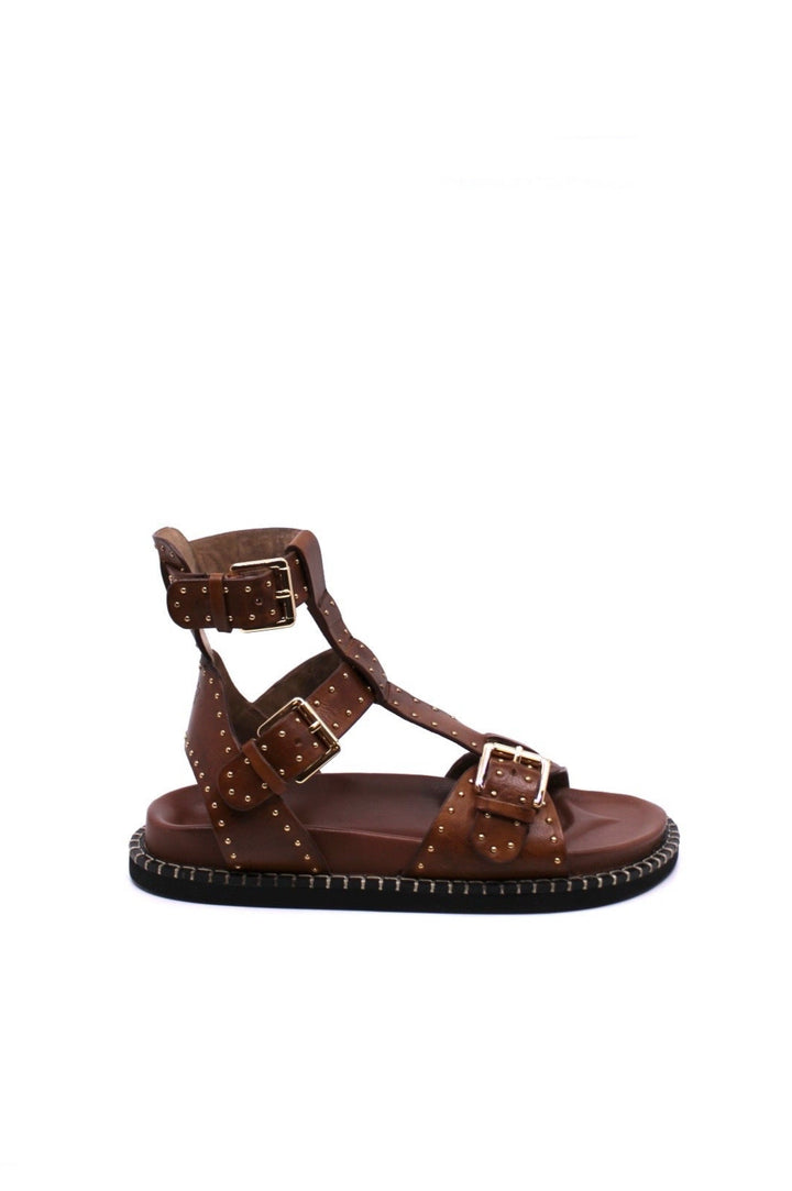 Free People Nova Gladiator Sandal Luggage - Dear Lucy