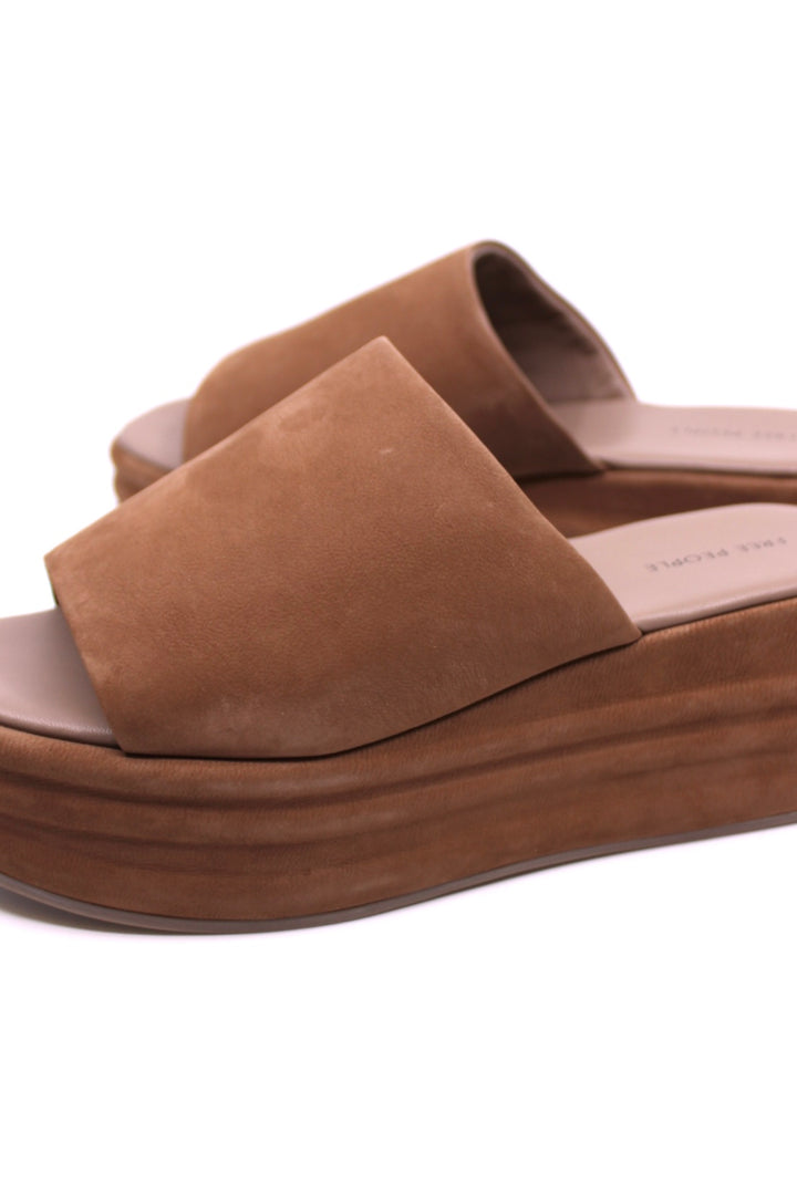 Free People Harbor Flatform Fawn Grey - Dear Lucy