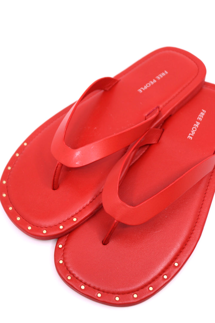 Free People Sona Thong Sandal Salsa - Dear Lucy