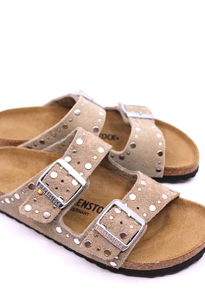 Birkenstock Arizona Rivets Taupe Narrow