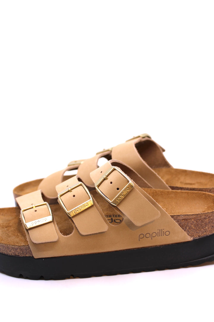 Papillio by Birkenstock Florida III Platform Sandcastle Narrow - Dear Lucy