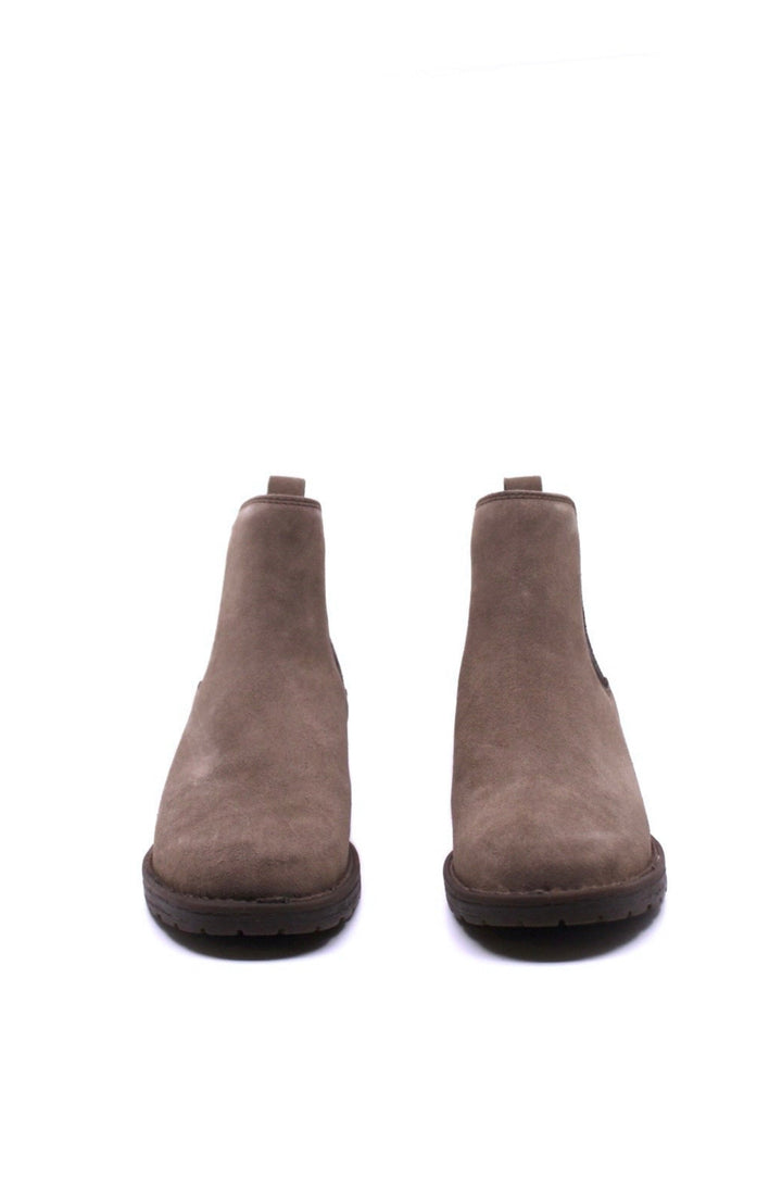Born Cove Chelsea Bootie in Taupe Suede