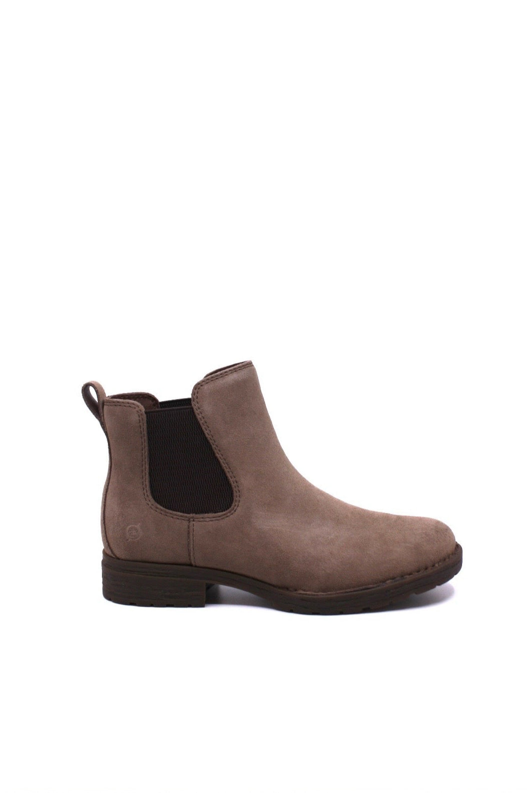 Born Cove Chelsea Bootie in Taupe Suede
