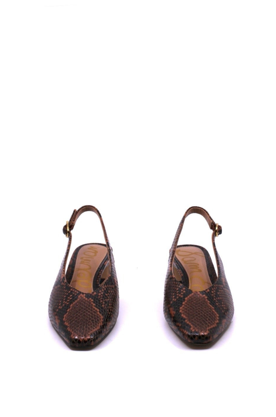 Sam Edelman Ronnie Slingback Copper Snakeskin