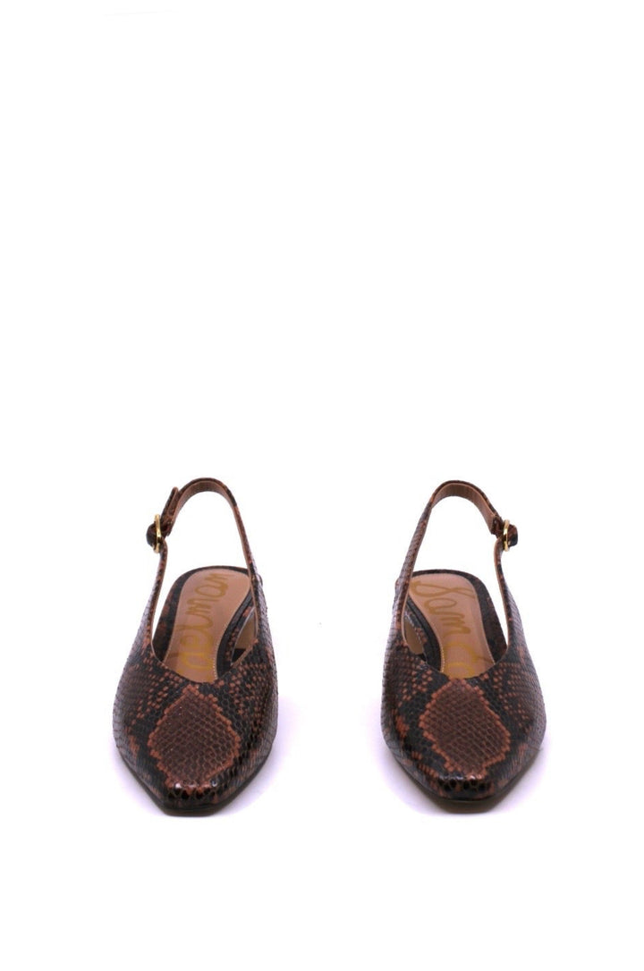 Sam Edelman Ronnie Slingback Copper Snakeskin
