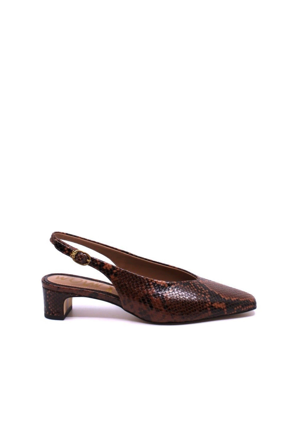Sam Edelman Ronnie Slingback Copper Snakeskin
