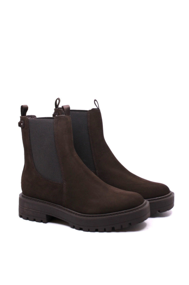 Sam Edelman Laguna Chelsea Brown Stone Suede