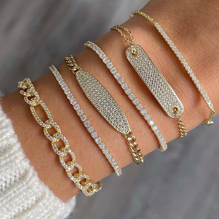 Classic Thin Tennis Bracelet - Dear Lucy