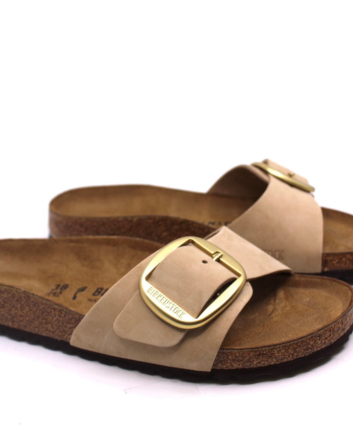 Birkenstock Madrid Big Buckle Sandcastle Narrow - Dear Lucy