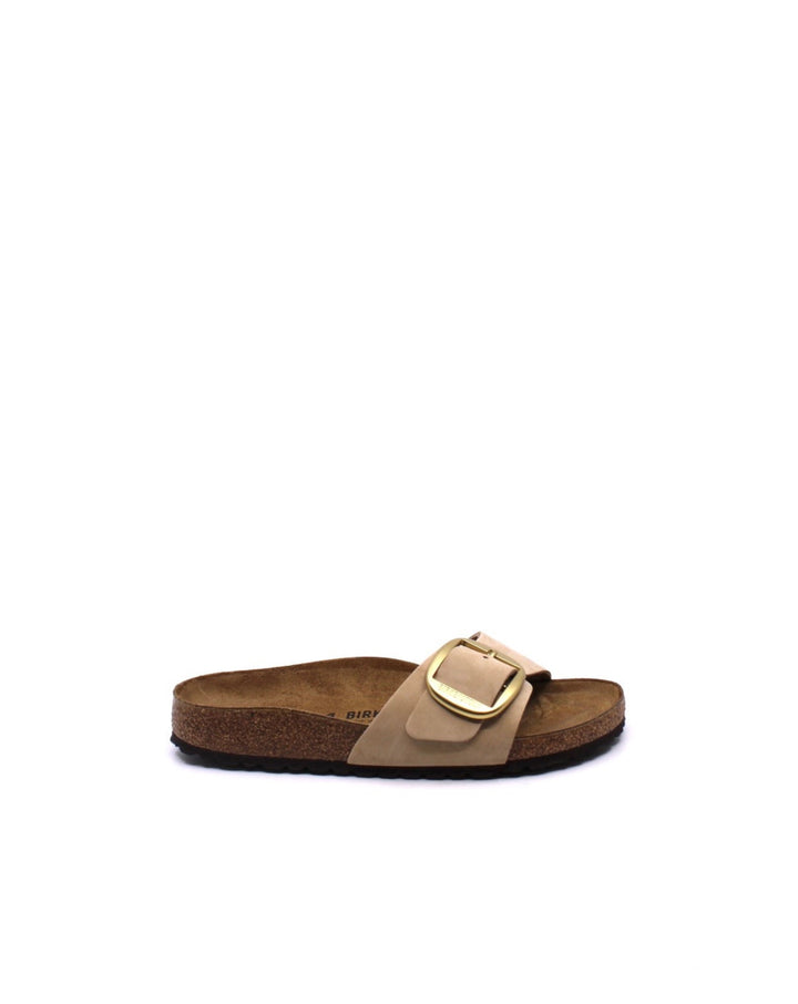 Birkenstock Madrid Big Buckle Sandcastle Narrow - Dear Lucy